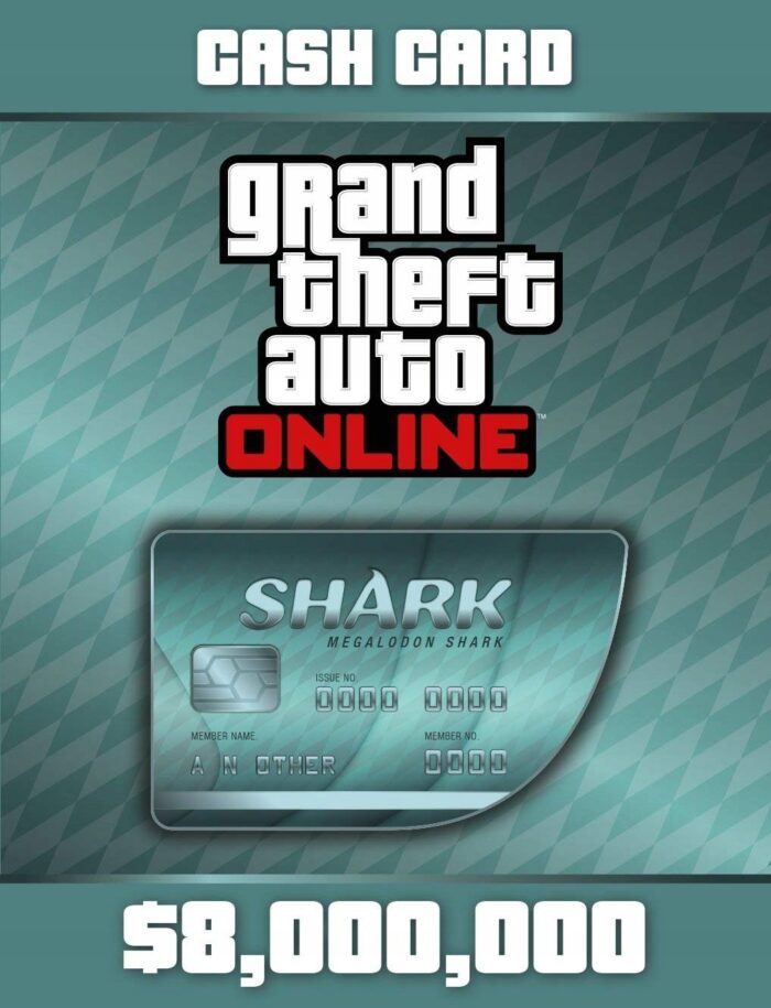 GTA V ONLINE MEGALODON SHARK CASH CARD 8000000 - GameHoek