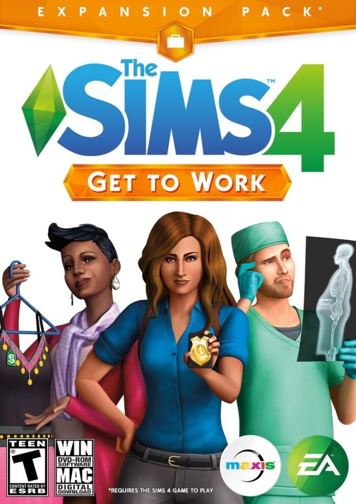 the sims 4 get to work cover original - GameHoek